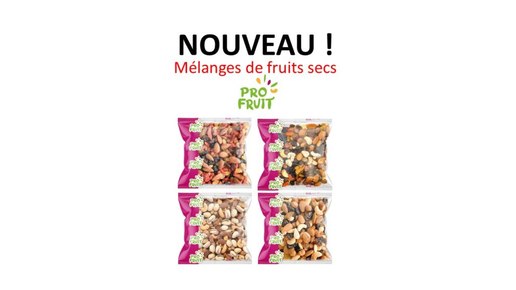 Mélanges de fruits secs